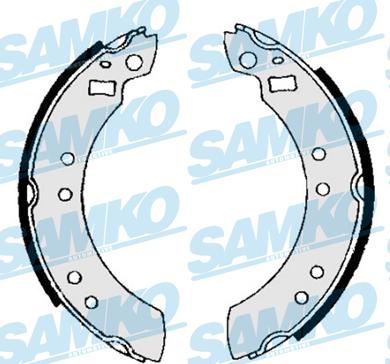Samko 80600 - Комплект гальм, барабанний механізм autozip.com.ua