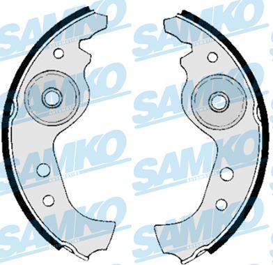 Samko 80890 - Комплект гальм, барабанний механізм autozip.com.ua