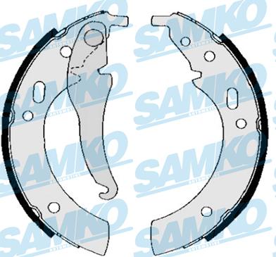 Samko 80330 - Комплект гальм, барабанний механізм autozip.com.ua