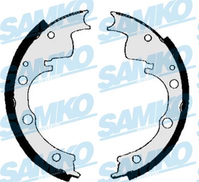 Samko 80250B - Комплект гальм, барабанний механізм autozip.com.ua