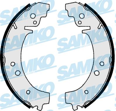 Samko 80730 - Комплект гальм, барабанний механізм autozip.com.ua