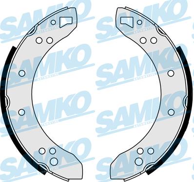 Samko 81090 - Комплект гальм, барабанний механізм autozip.com.ua