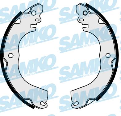Samko 81097 - Комплект гальм, барабанний механізм autozip.com.ua