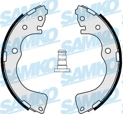 Samko 81024 - Комплект гальм, барабанний механізм autozip.com.ua