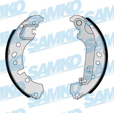 Samko 81193 - Комплект гальм, барабанний механізм autozip.com.ua