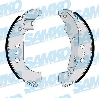 Samko 81197 - Комплект гальм, барабанний механізм autozip.com.ua