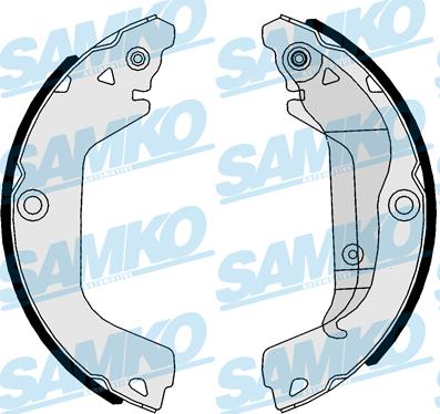 Samko 81112 - Комплект гальм, барабанний механізм autozip.com.ua