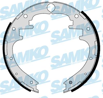 Samko 81125 - Комплект гальм, барабанний механізм autozip.com.ua