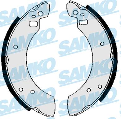 Samko 81170 - Комплект гальм, барабанний механізм autozip.com.ua