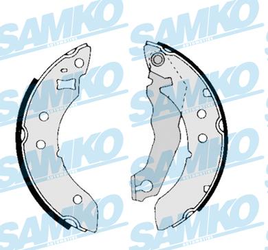Samko 81390 - Комплект гальм, барабанний механізм autozip.com.ua
