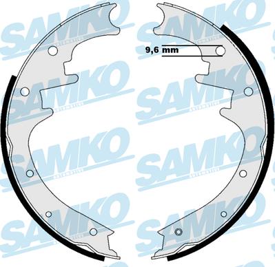 Samko 88990 - Комплект гальм, барабанний механізм autozip.com.ua