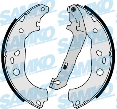 Samko 88600 - Комплект гальм, барабанний механізм autozip.com.ua