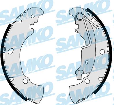Samko 88770 - Комплект гальм, барабанний механізм autozip.com.ua