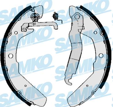 Samko 83970 - Комплект гальм, барабанний механізм autozip.com.ua