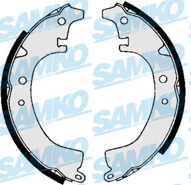 Samko 83510 - Комплект гальм, барабанний механізм autozip.com.ua