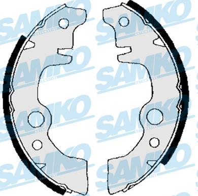 Samko 83010 - Комплект гальм, барабанний механізм autozip.com.ua