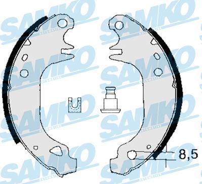Samko 83110 - Комплект гальм, барабанний механізм autozip.com.ua