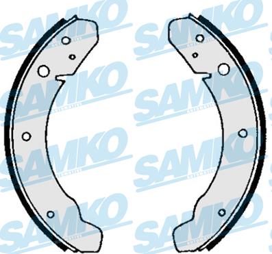 Samko 83890 - Комплект гальм, барабанний механізм autozip.com.ua