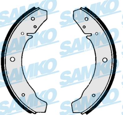 Samko 83880 - Комплект гальм, барабанний механізм autozip.com.ua