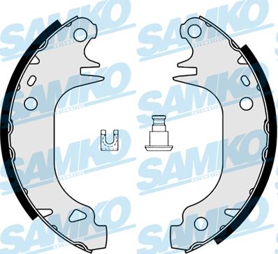 Samko 82900 - Комплект гальм, барабанний механізм autozip.com.ua