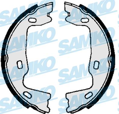 Samko 82570 - Комплект гальм, ручник, парковка autozip.com.ua