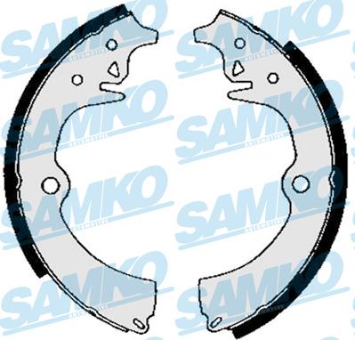 Samko 82810 - Комплект гальм, барабанний механізм autozip.com.ua