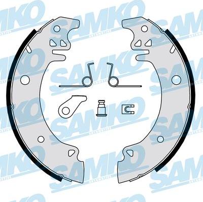 Samko 82751 - Комплект гальм, барабанний механізм autozip.com.ua