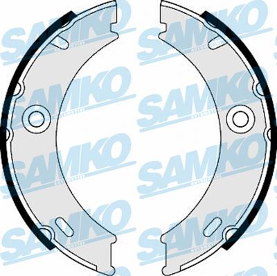Samko 87970 - Комплект гальм, ручник, парковка autozip.com.ua