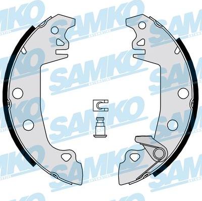 Samko 87520 - Комплект гальм, барабанний механізм autozip.com.ua