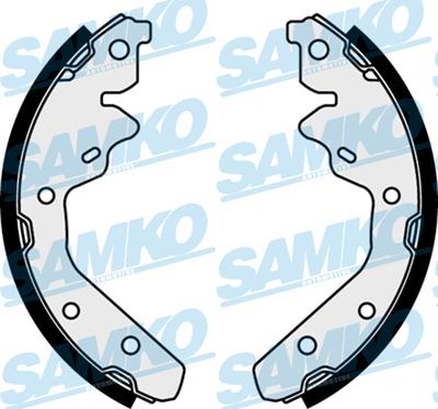 Samko 87630 - Комплект гальм, барабанний механізм autozip.com.ua