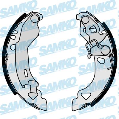 Samko 87080 - Комплект гальм, барабанний механізм autozip.com.ua
