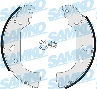 Samko 87150 - Комплект гальм, барабанний механізм autozip.com.ua