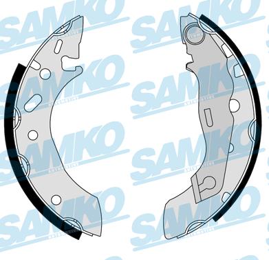 Samko 87175 - Комплект гальм, барабанний механізм autozip.com.ua