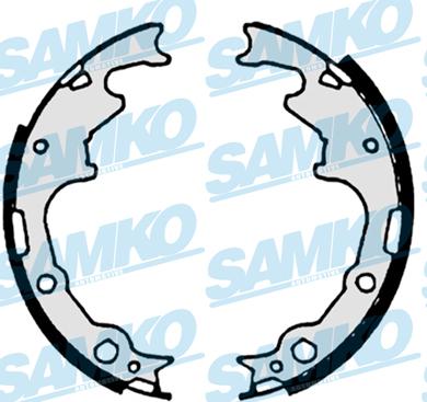 Samko 87240 - Комплект гальм, барабанний механізм autozip.com.ua