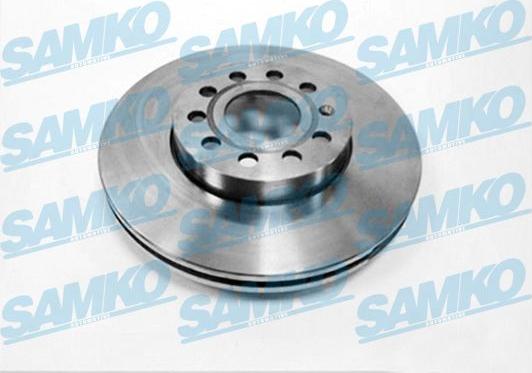 Samko A1002V - Гальмівний диск autozip.com.ua