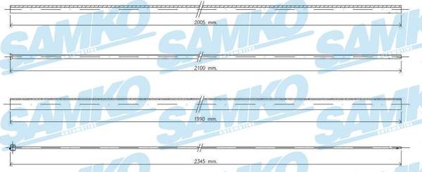 Samko C0036A - Тросик газу autozip.com.ua