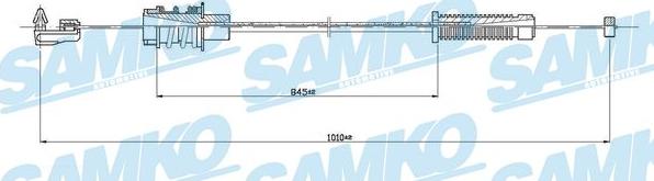 Samko C0145A - Тросик газу autozip.com.ua