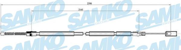 Samko C0103B - Трос, гальмівна система autozip.com.ua