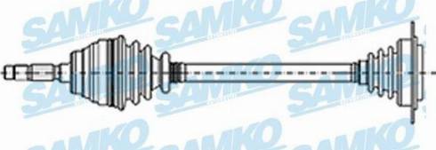 Samko DS51081 - Приводний вал autozip.com.ua