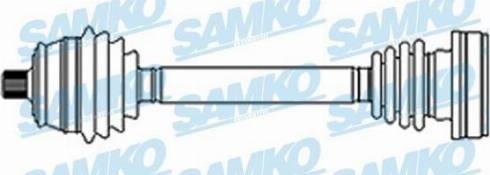 Samko DS51077 - Приводний вал autozip.com.ua