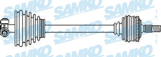 Samko DS52446 - Приводний вал autozip.com.ua