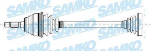 Samko DS52646 - Приводний вал autozip.com.ua