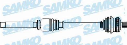 Samko DS52630 - Приводний вал autozip.com.ua