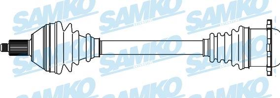 Samko DS52631 - Приводний вал autozip.com.ua
