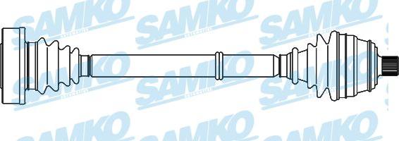 Samko DS52633 - Приводний вал autozip.com.ua