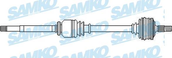 Samko DS52355 - Приводний вал autozip.com.ua
