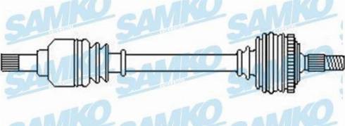 Samko DS52365 - Приводний вал autozip.com.ua