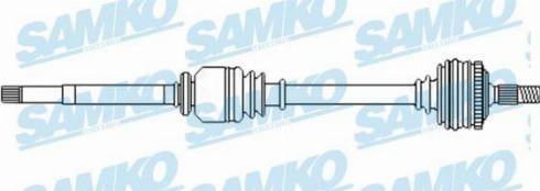Samko DS52366 - Приводний вал autozip.com.ua