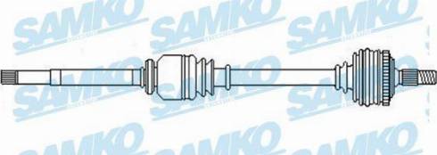 Samko DS52338 - Приводний вал autozip.com.ua