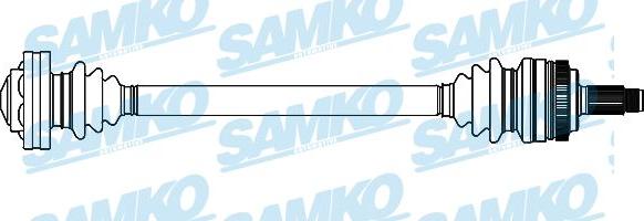 Samko DS52208 - Приводний вал autozip.com.ua